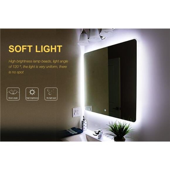Led Vanity Mirror Lights Kit, 13ft/4M 240 LEDs Make-up Vanity Mirror - Picture 5 of 7
